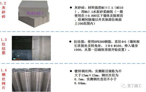 从四个方面讲清楚加气混凝土砌块施工技术交底42条,图文并茂